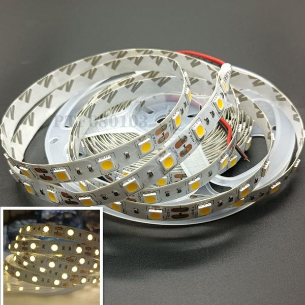 

strips led light bar 12v 24v smd 60leds/m warm white 5 m without waterproof ribbon tv backlight