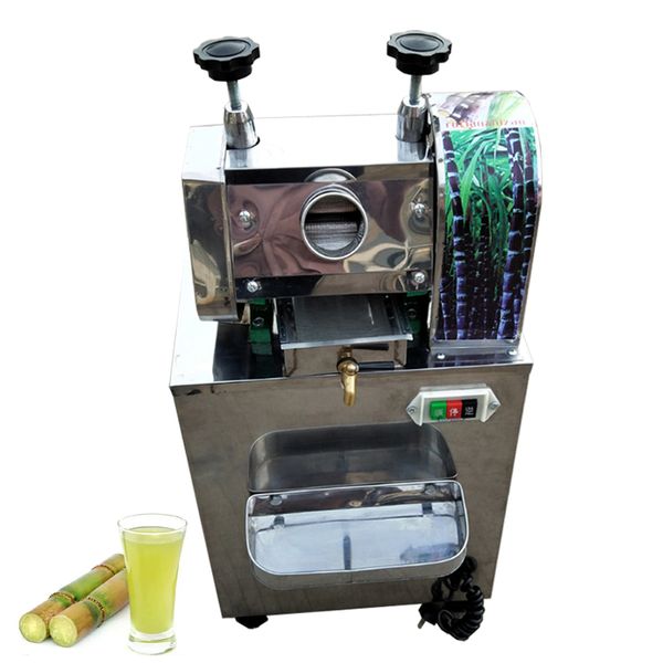 Máquina de suco de suco de cana-de-açúcar comercial multifuncional cana de suco de sufato de sugar elétrico Saccharum squeezer aço inoxidável