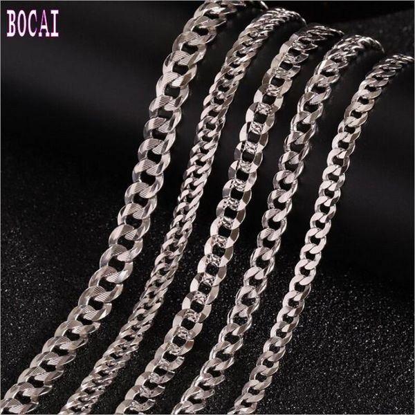 

chains bocai s925 sterling silver necklace men's whip chain domineering thai jewelry personality pure argentum neck