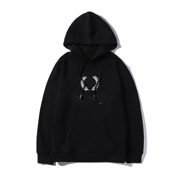 

luxury brand hoodie 100% cotton mens hoodies skateboard sweatshirts long sleeve shirts fashion clothing printed casual s, Black