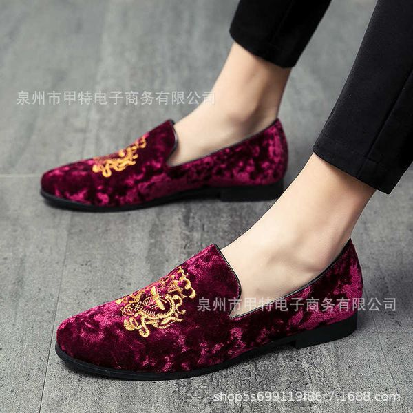 

autumn men's suede leather sho korean casual large size trendy barber