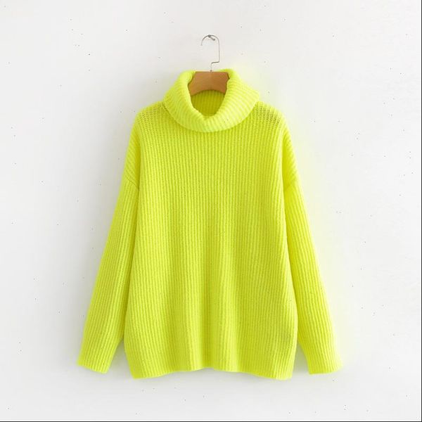 

[ewq] women sweater spring autumn pattern turtleneck collar long sleeve solid knitting pulloveres casual 19c a117, White;black