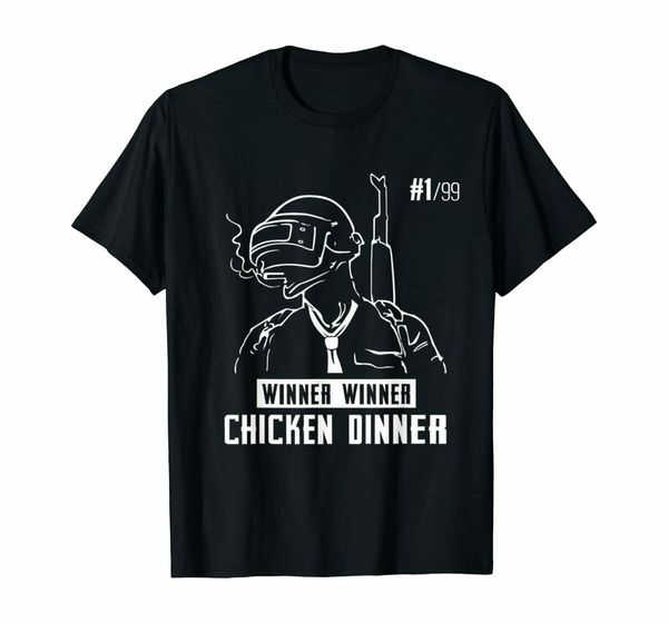 

pubg winner winner chicken dinner t-shirt black s-5xl, White;black