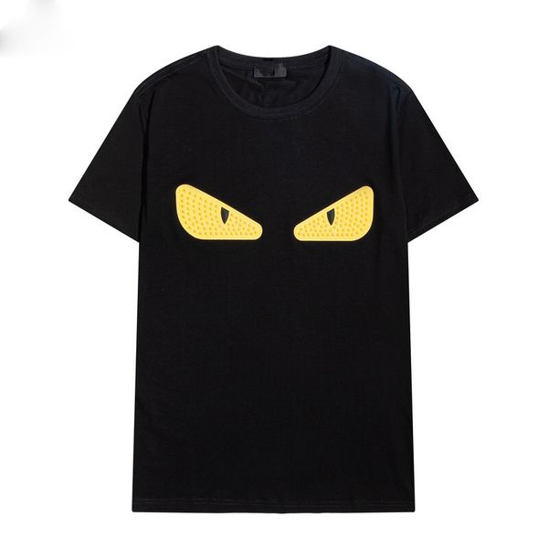 

2020 summer t shirts for men eyes head letter embroidery t shirt mens clothing designer short sleeve tshirt women, White;black