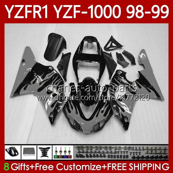 Karosserie-Kit für Yamaha YZF-1000 YZF-R1 YZF1000 YZFR1 98 99 00 01 Karosserie 82Nr