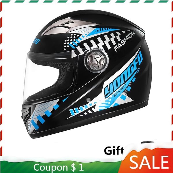 Nuovo casco motocicletta Full Casco de Seguridad Sicurezza Visor Visor Face Parature Closcept Cashing Cashts Off-Road Helmets