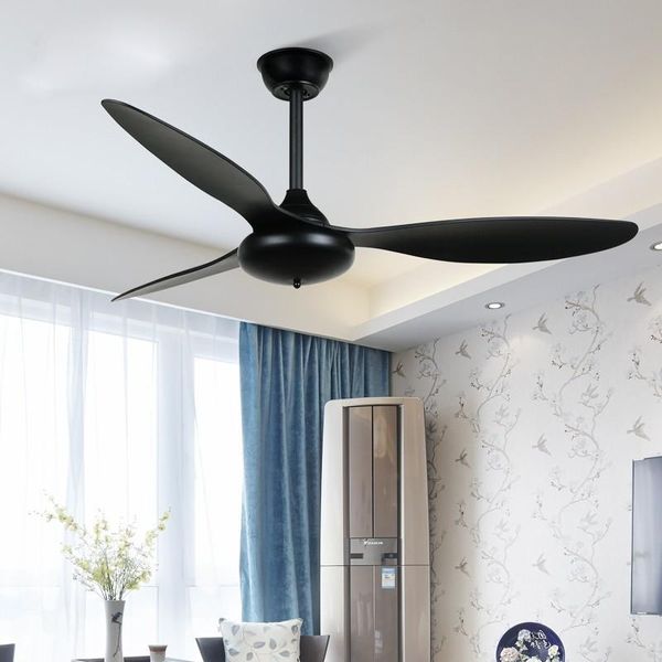 Ventiladores de teto 2021 design simples decorativo sofisticado sem luz para a sala de estar em casa