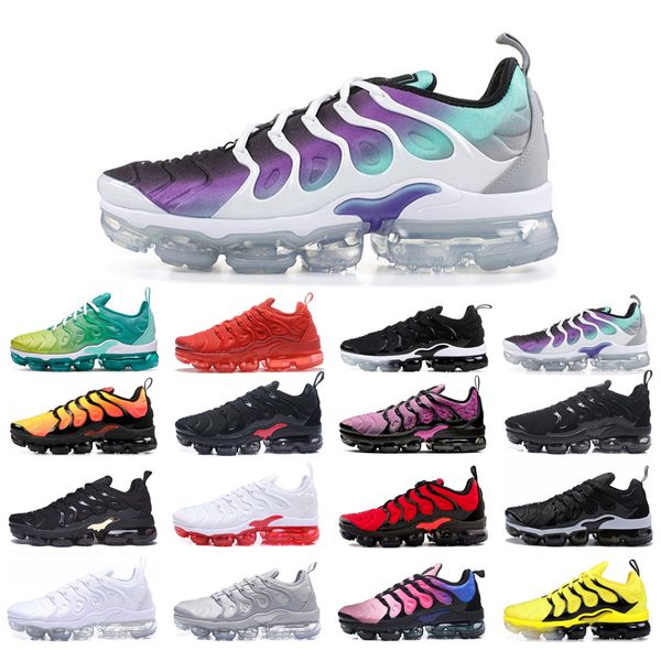 

tn plus running shoes man woman triple white sunset lemon lime red black red shark tooth aurora blue fury cool grey hyper violet bumblebee s