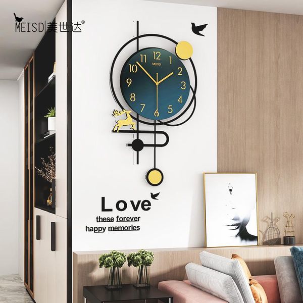 

wall clocks acr swingable large clock modern design living room home blank decoration decor for 2021 decorative watch