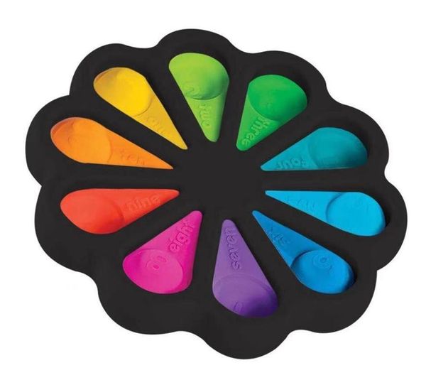 

decompression fidget toys finger push bubble sensory press relief stress special needs anxiety educational baby gift squeeze mix color for k