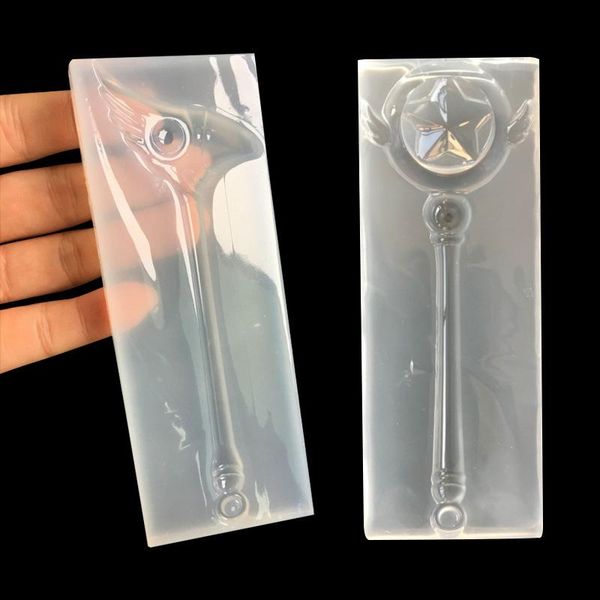 

baking moulds magic wand pretty girl cutie moon rod epoxy mold 16400