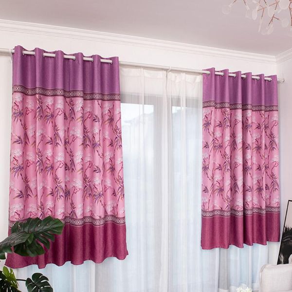 

curtain & drapes 1 panel fabric leaves sheer tulle window treatment voile drape valance cortinas dormitorio curtains for living room 3.29