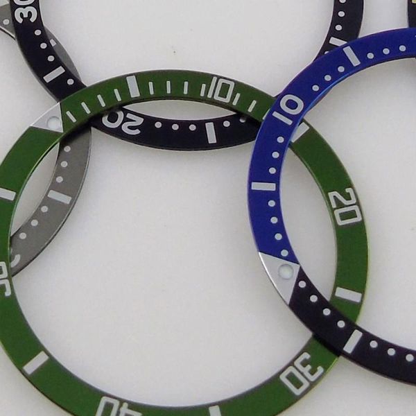 

repair tools & kits flat alloy aluminum watch bezel insert ring 38mm*31.5mm fit skx007 skx009 case