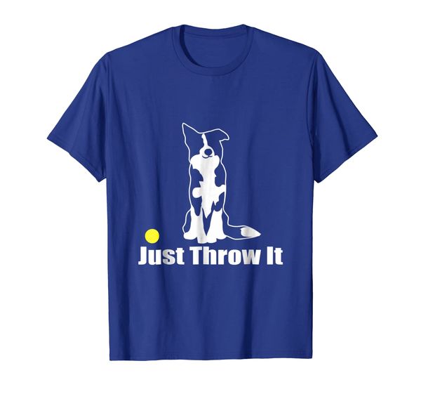 

JUST THROW IT | NickerStickers Border Collie T-Shirt, Mainly pictures