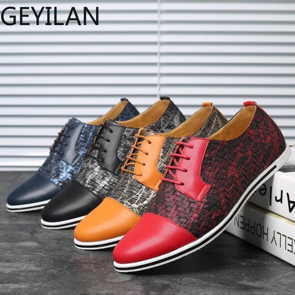 

dress shoes 2021 trend stitching contrast color men's casual many colors to choice, Black