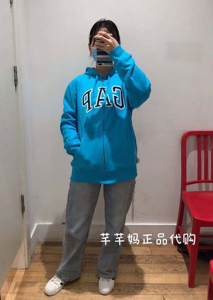 

brand hoodie gap counter men's and women's french loop woven soft sweater 853131 2021 autumn coat, Black