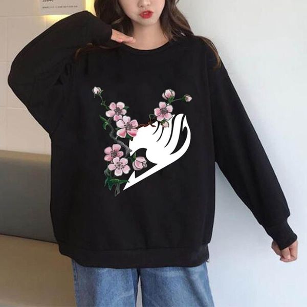 

men's hoodies & sweatshirts men women anime fairy tail natsu dragneel logo cosplay hoodie, Black