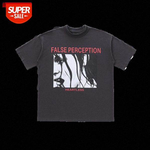 

streetwear men printed vintage distressed high street loose men's and women's short-sleeved t-shirt #or7k, White;black