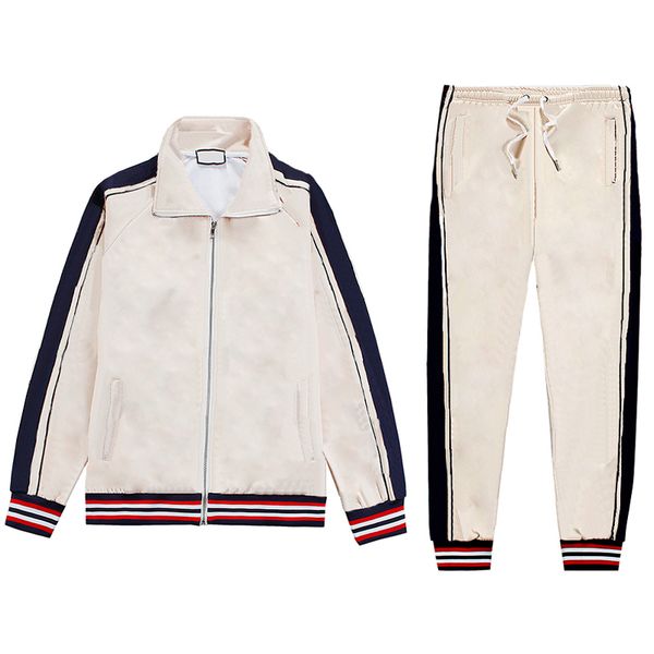 

fashion designer men's tracksuits spring and autumn new casual two-piece suit men and women the same suits natural color, Gray