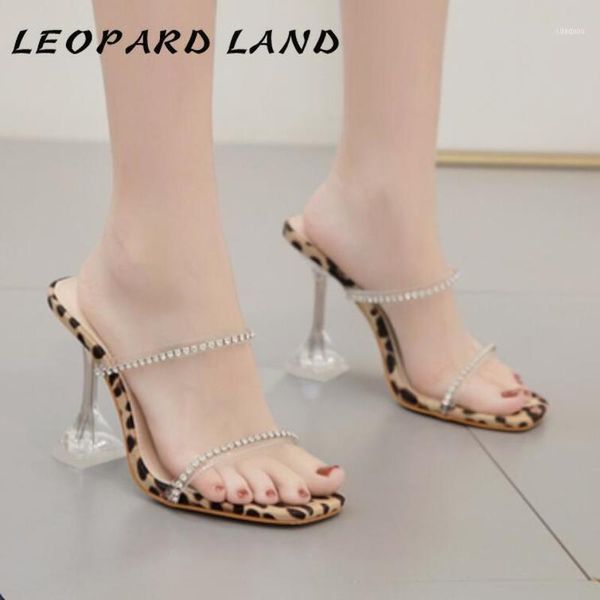 

dress shoes leopard land 2021 rhinestone simple sandals women's large size women fashion fashoin cwf cwf11, Black