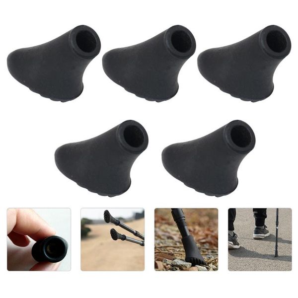 

trekking poles 5 pcs replacement rubber tips thickened pole tip protectors