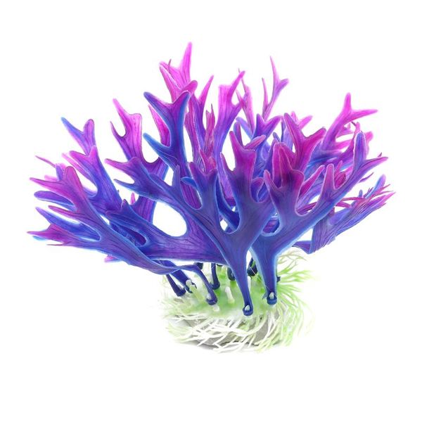 

decorations artificial silicone small antlers coral simulation water plant landscape aquarium for home office decoration household products