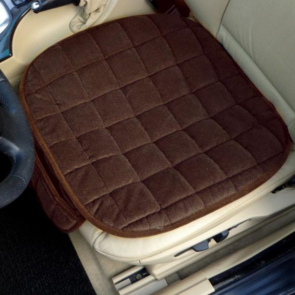 

car seat covers universal monolithic single front row tied grid backless anti-slip cushion