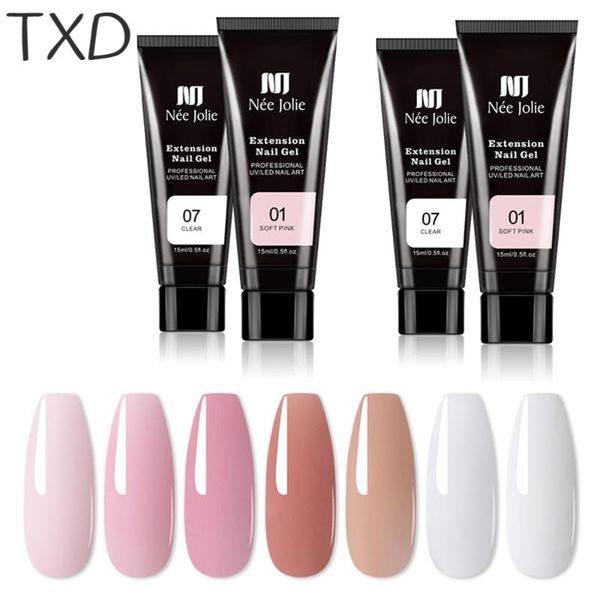

nail gel txd 15ml color art painting polish uv extension, Red;pink