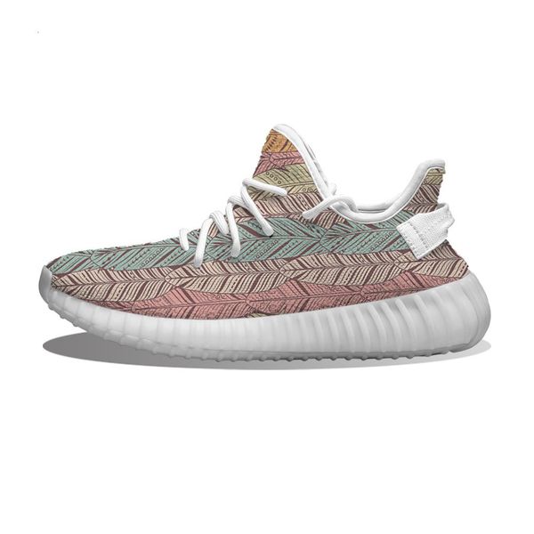 

diy custom multicoloured mandala feather running sho mh printed mens womens trainers outdoor sports sneakers hj42