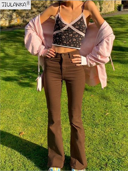 

2021womens jeans woman high waist brown pants jeans womens pants jean women clothing undefined streetwear woman trousers e girl, Blue