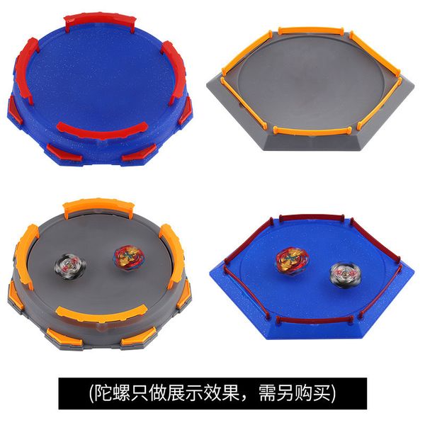 

new hexagon round combat explosive spinning gyroscope assembly diy competitive