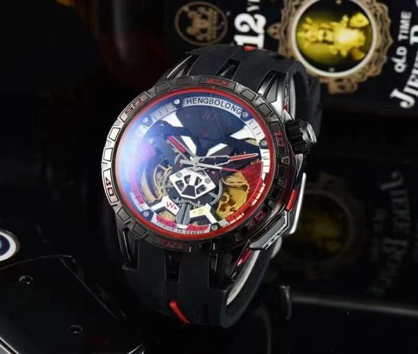 

wristwatches roger the latest high - quality watch series is a fine example of precision machinery dubuis hollowed-out, Slivery;brown