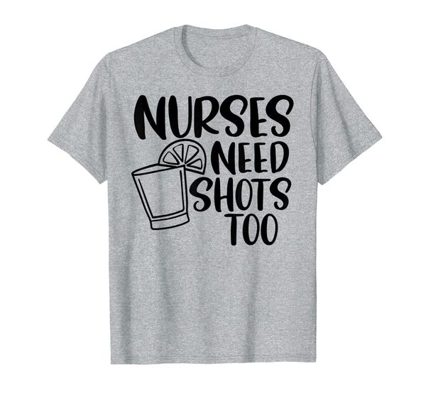 

nurses need s too - funny nurse drinking humor t-shirt, White;black