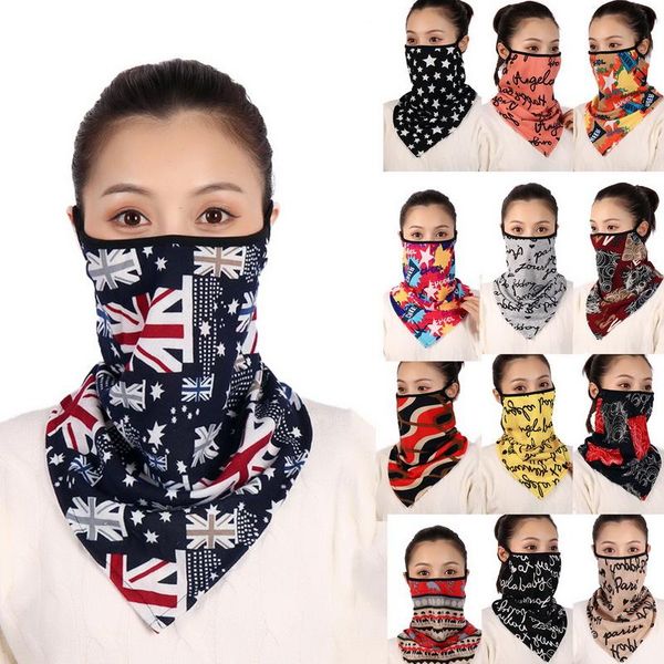 

women winter scarves cotton feeling mask man neck scarf rings headband soft warm face scarfs masks cycling caps &, Black