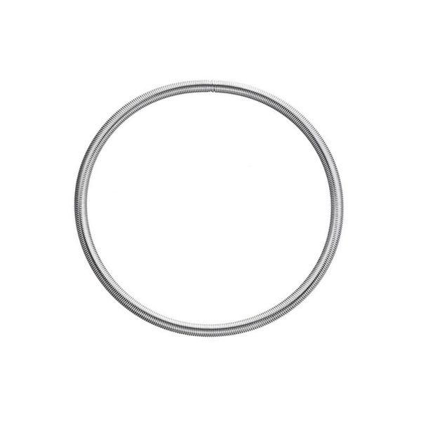 

link, chain y retractable stainless steel string spring bracelet metal color stackable coil ., Black