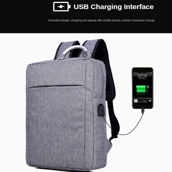 

briefcases men's backpack personalized fashion travel business trip lapusb charging interface simple outside bag