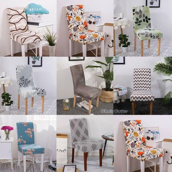 

chair covers m odern fashion simple removable stretch slipcovers dining room stool seat cover decor usa