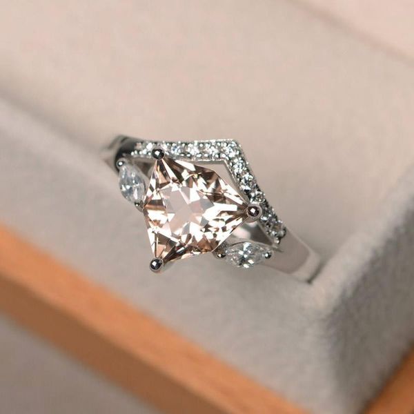 

cluster rings european and american zircon simple champagne crown three prong ring s925 sterling silver ladies exquisite hand jewelry, Golden;silver