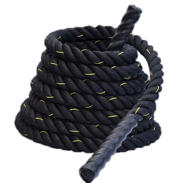 

jump ropes 2.8m* 25mm heavy rope crossfit weighted battle skipping power improve strenght training fitness home gym equipment