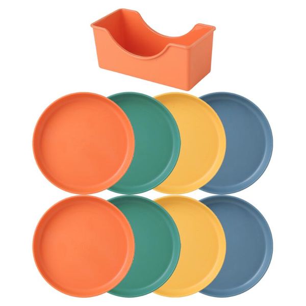 

dishes & plates 1 set small round residue multipurpose snack