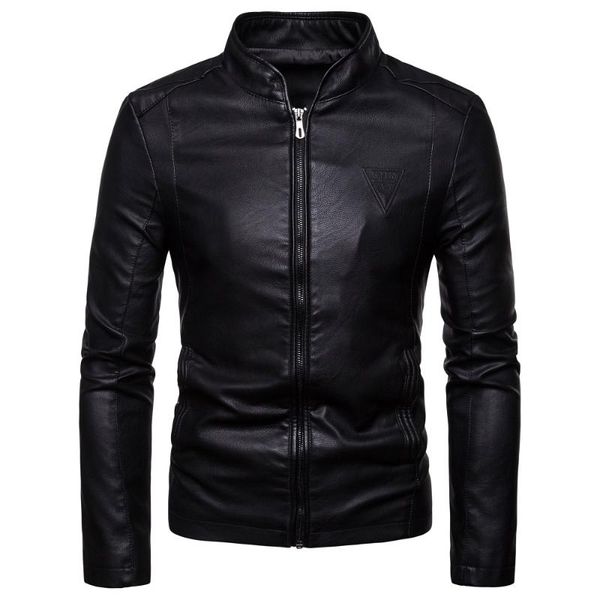 Männer Anzüge Blazer Original Mann Blazer Leder 2021 PU Männer Jacke Anzug Motorrad Hombre Slim Fit Winter Mantel