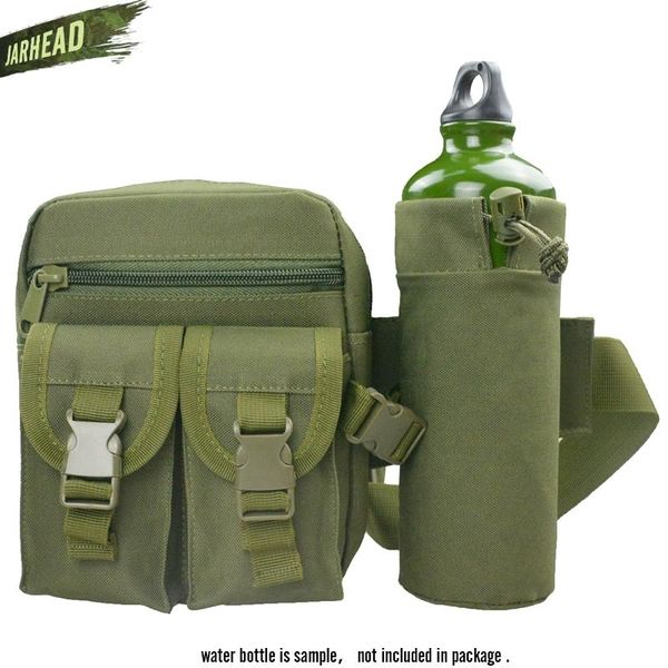 

outdoor bags running bag camouflage tactical military kettle waist water bottle belt hiking camping fitness pack pouch