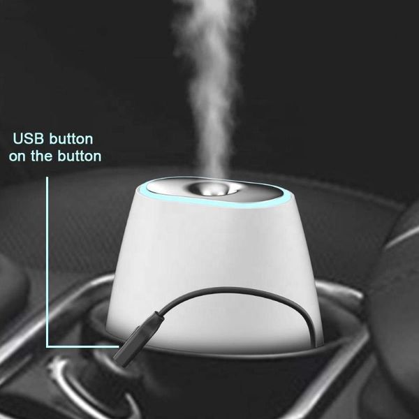

car air freshener aroma diffuser humidifier usb ultrasonic essential oil anti-dumping creative desktop