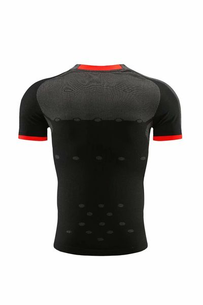 

qianqiu200017soccer jerseys black t-shirt customized service breathable custom personalized services school team any club football shi, Black;yellow