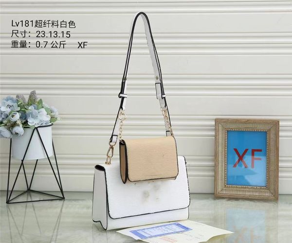 

2pcs/set designers women shoulder bags luxurys handbags messenger chain strap cross body ladies flap purse clutch 181