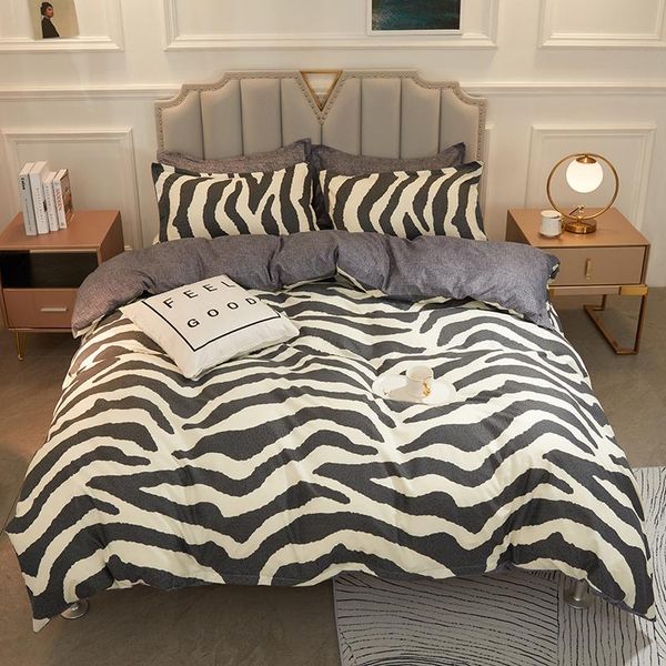 

bedding sets microfiber fabricbed bed sheet pillowcase & duvet cover set ab side home textiles bedclothes
