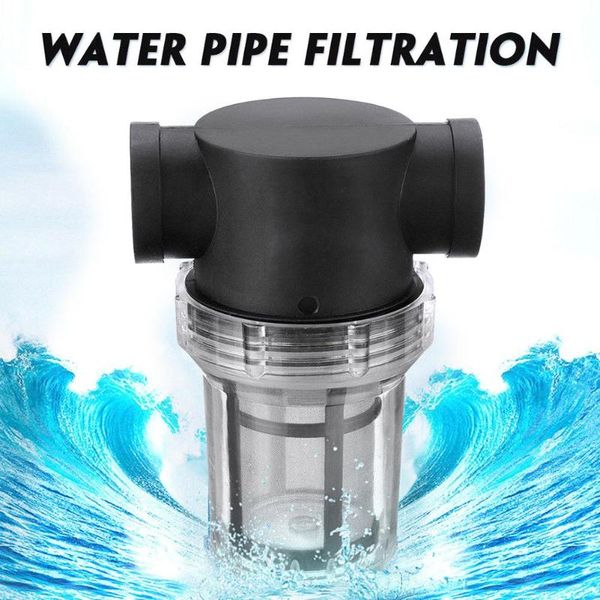 

watering equipments 20/25/32mm irrigation pipe filter garden in line water pump purification tool durable filtration universal easy to insta