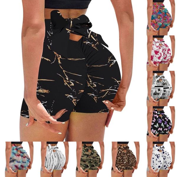 

women yoga short pants print leggings fitness suit for clothes high waist gym workout sportswear sports clothing outfit