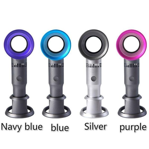 

electric fans mini handheld bladeless cooler air conditione fan usb charging suitable for summer home office