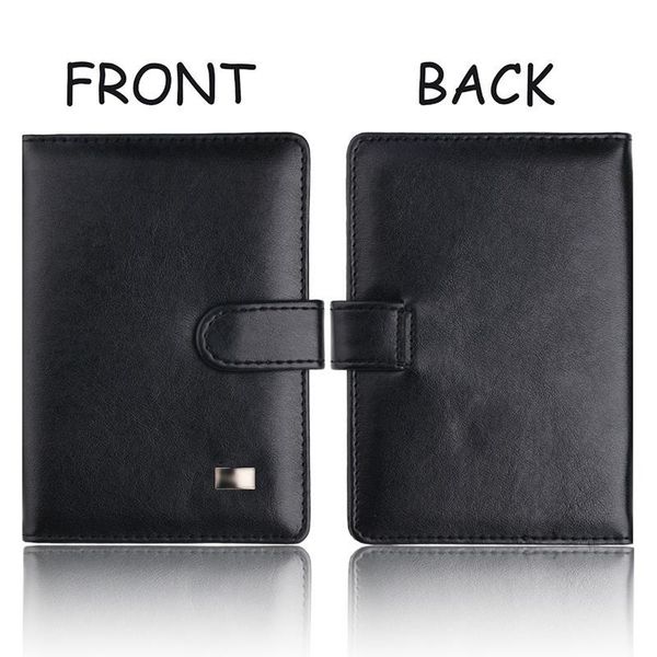 

card holders holder wallet universal bifold passport protector multi-slot coin purse pocket, Brown;gray